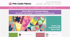 Desktop Screenshot of pinkcastlefabrics.com